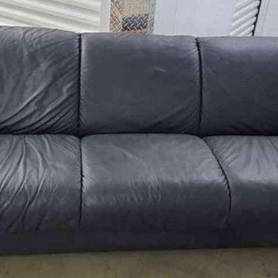 FTH434 - Large Black Sofa 
