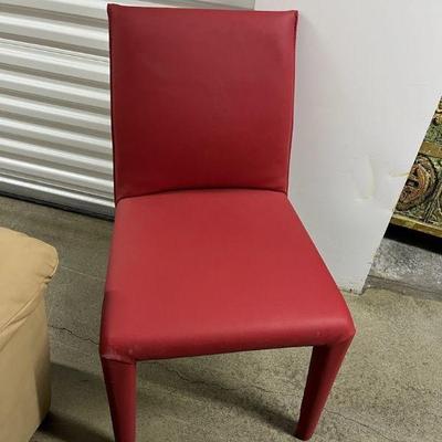 FTH476 Red Leather? Chair 
