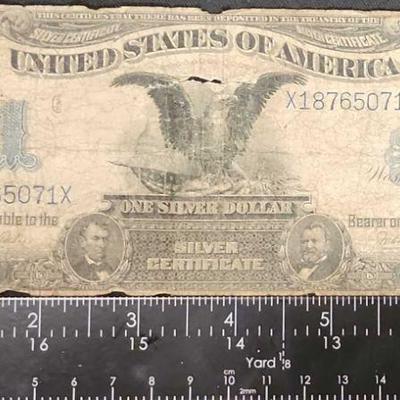 FTH426 - 1899 $1 Black Eagle Silver Certificate