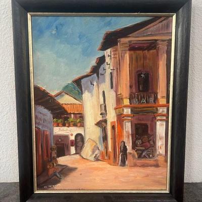 FTH330- Framed Painting On Canvas