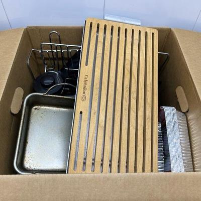 FTH120 Box Of Various Pans & Kitchenware
