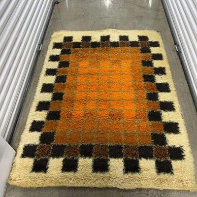 FTH485- Vintage Abstract Floor Rug