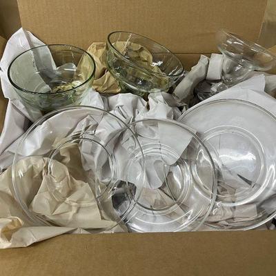 FTH187 Margarita Glasses & Glass Dessert Plates