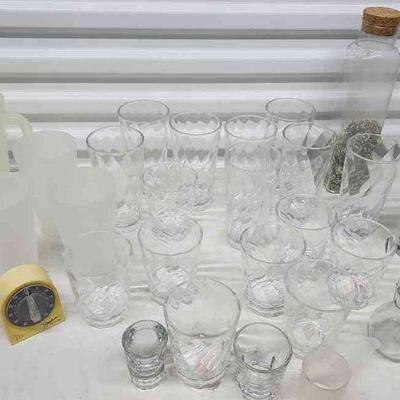 FTH480 - Clear Plastic Drinking Glasses And More