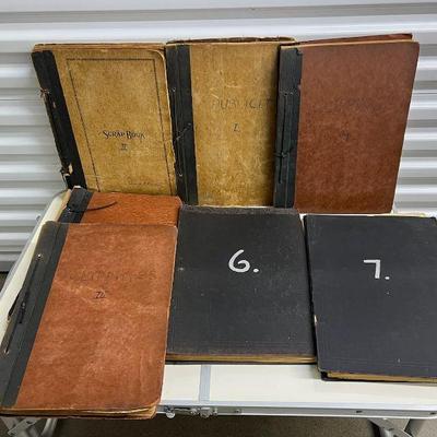 FTH083- (7) Vintage Scrap Books
