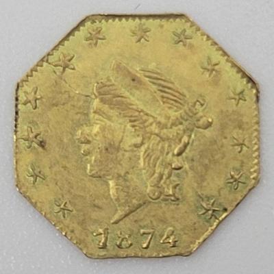 1874 CA Gold 