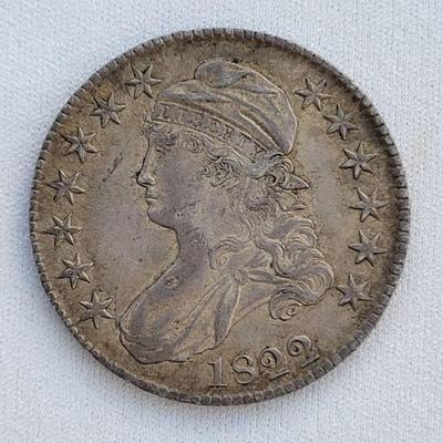 1822 Capped Bust 50c