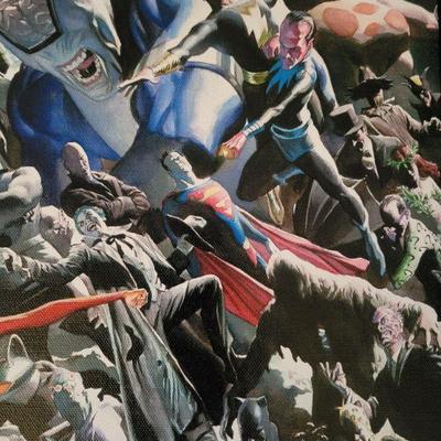 DC Heroes & VillainsÂ Mythology Good vs EvilÂ on Canvas