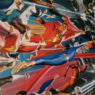 DC Heroes & VillainsÂ Mythology Good vs EvilÂ on Canvas