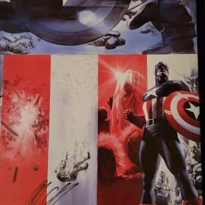 Captain America - Origins of Captain America LE on Canvas