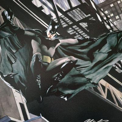 Batman Descent on GothamÂ Giclee on Canvas