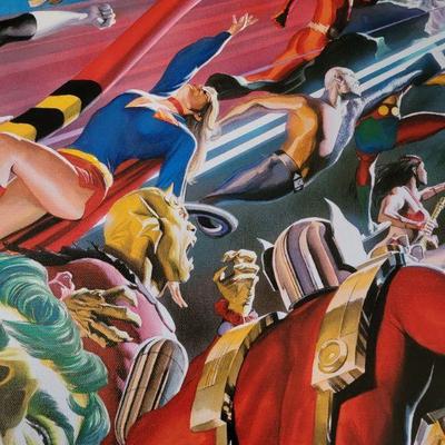 DC Heroes & VillainsÂ Mythology Good vs EvilÂ on Canvas