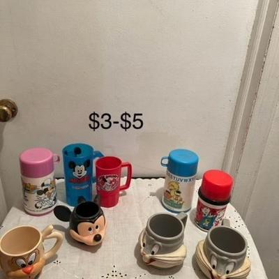 Vintage Disney and Sesame St Items