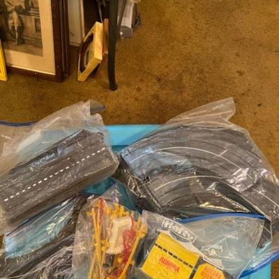 Slot car track and accessories