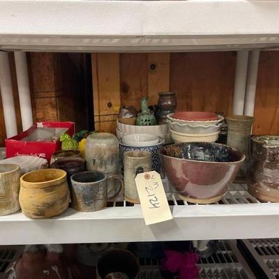 #2124 â€¢ Pots, Vases, Trays, Cups, Seashells and Vegi Decor
