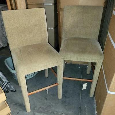 #5048 â€¢ Two Tall Cushioned Chairs
