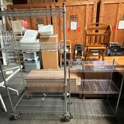 #2338 â€¢ 2 Metal Racks
