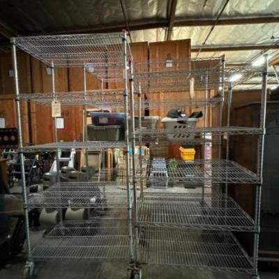 #2346 â€¢ 2 Metal Racks
