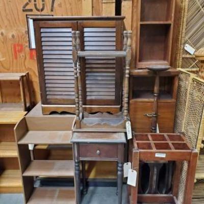 #5100 â€¢ Bookshelves, End Tables, Cabinet and Decor Piece
