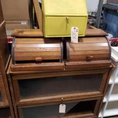 #5108 â€¢ Mailbox, 2 Rolling Top Cabinets and Display Cabinet
