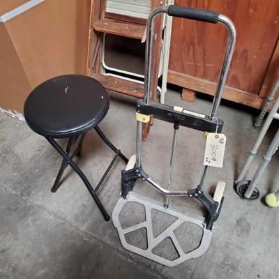 #3008 â€¢ Portable Dolly and Foldable Stool
