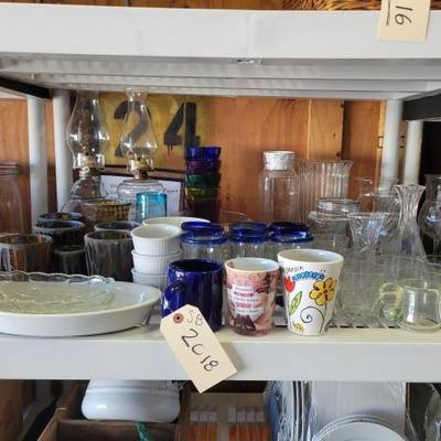 #2018 â€¢ Glass Cups, Trays, Vases, Jars, Bowls & Mugs

