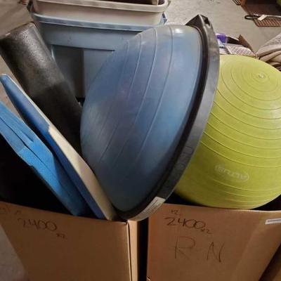 #2400 â€¢ Exercise Ball, Boogie Board, Basketballs and More!

