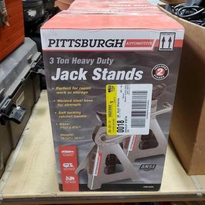 #3138 â€¢ 2 New! Pittsburgh Jack Stands
