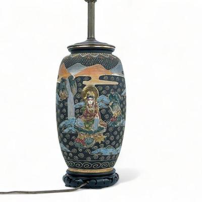 japanese satsuma lamp