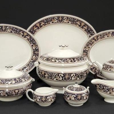 Wedgewood black Florentine China