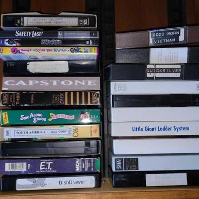 #1235 â€¢ VHS Tapes and DVDs
