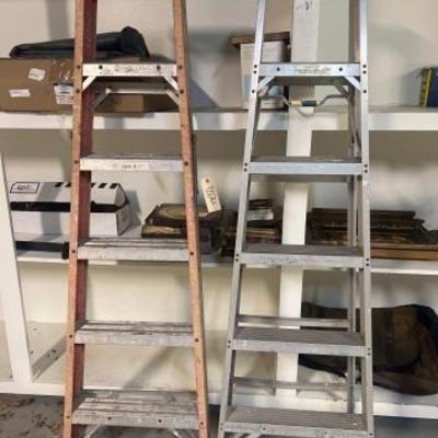 #1824 â€¢ 2 6ft A Frame Ladders
