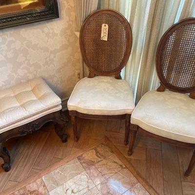 #1506 â€¢ (2) Chairs and Stool
