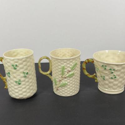 Belleek Pocelain Cups