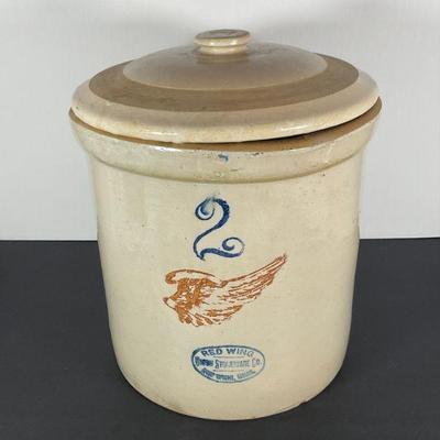 Red Wing 2 Gallon Crock
