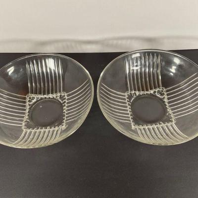 Retro Federal Glass Bowls