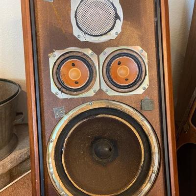 Speakers with covers off 