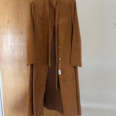 Suede coat 