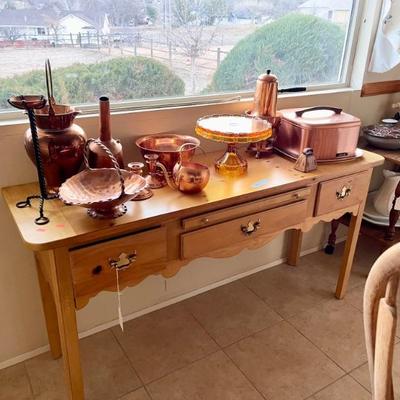 Pine buffet or can be used as a sofa table