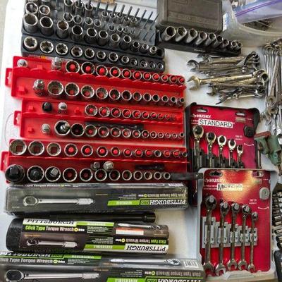Sockets ratchets wrenches some NOS 