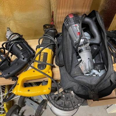 tons of power tools 