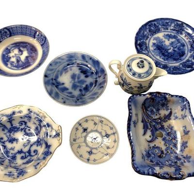 Collection Flo Blue Porcelain Articles MEISSEN, ROYAL COPENHAGEN