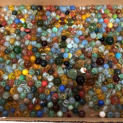 Collection Vintage Marbles, Mostly Unsorted