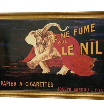 After CAPPIELLO French Cigarette Advertising Poster