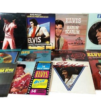 Collection Elvis Presley Vinyl Record Albums