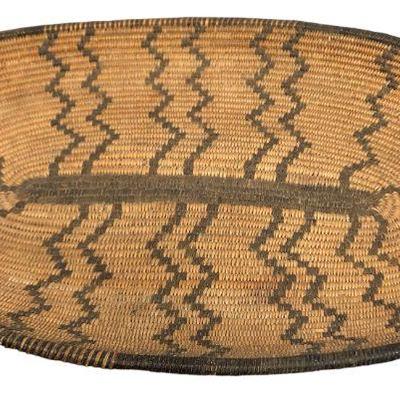 Native American San Carlos Apache Woven Basket