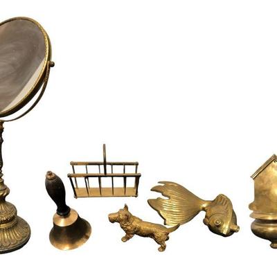 Collection Brass Articles and Figurines 