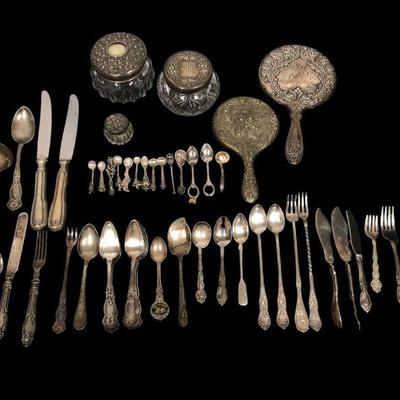 Collection Victorian Silverplate and Sterling Silver