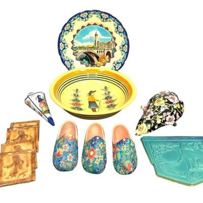 Collection QUIMPER, LONGWY, French Pottery and Dishes 