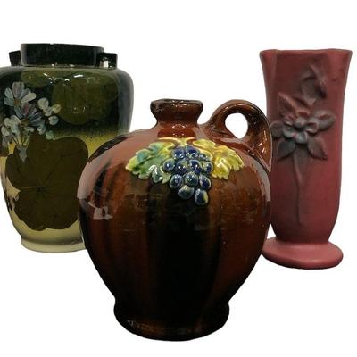 Three Vases, PETERS & REED, VAN BRIGGLE